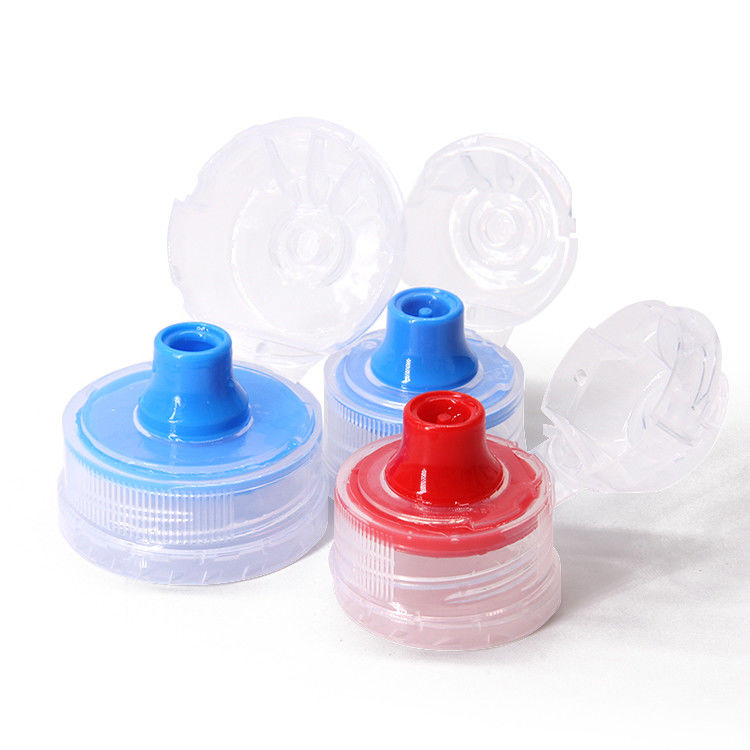 Tapete de plástico de alta qualidade 28mm 38mm Sport garrafa de água de plástico Flip Top Cap