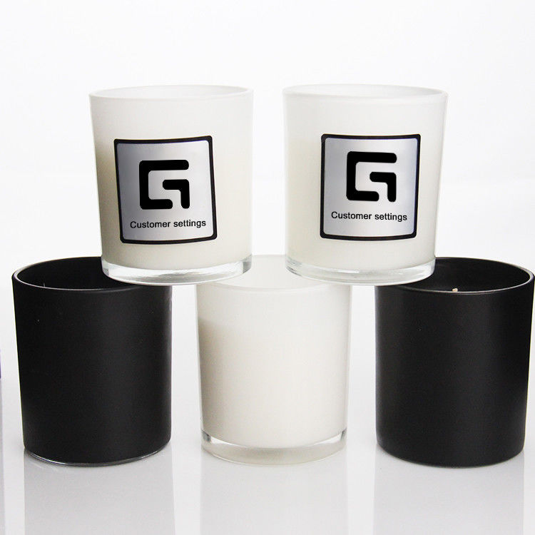 Preço da fábrica Verde Preto Ambar Luxuoso Velas Jar Velas Jar de vidro com caixa