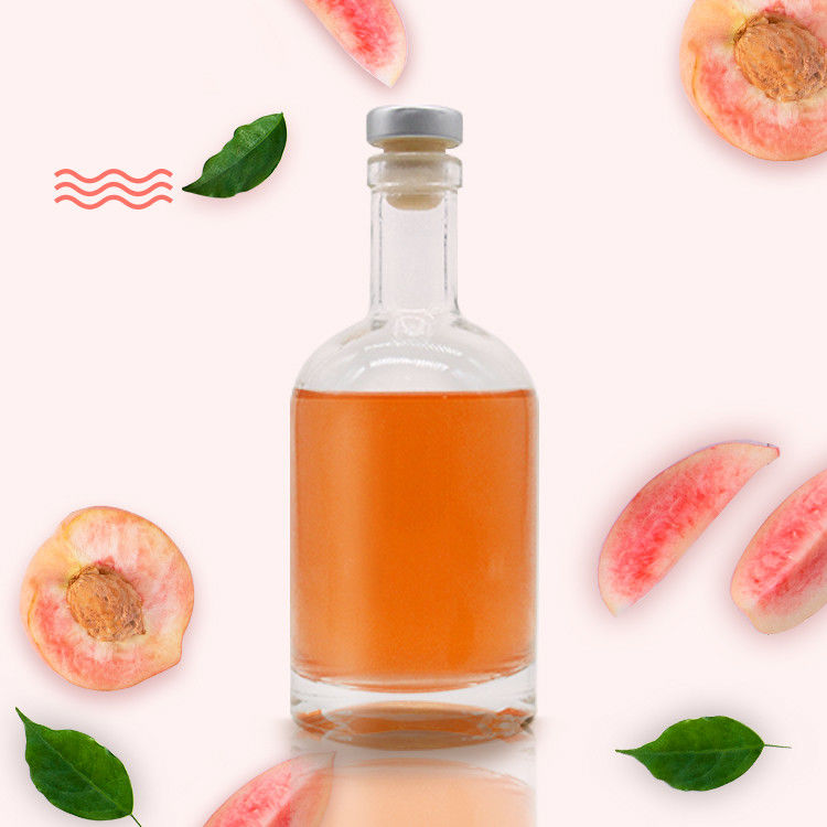 Botalhas de vidro Fornecedor 25oz Botalhas de base pesada para Kombucha 750ml Garrafa de vinho Bordeaux de vidro claro