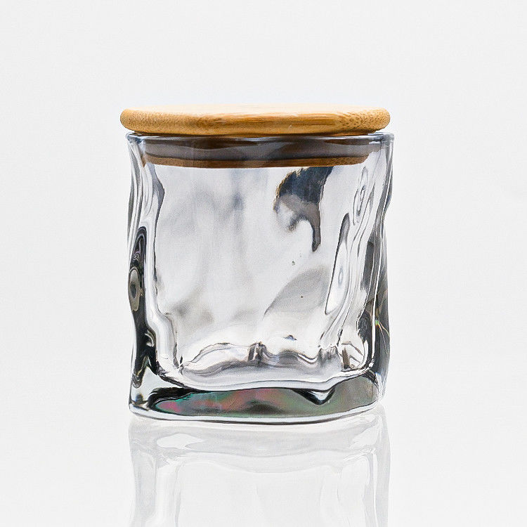 Decoração de casamento de alta qualidade recipiente de vidro porta-velas Borosilicato vela de vidro