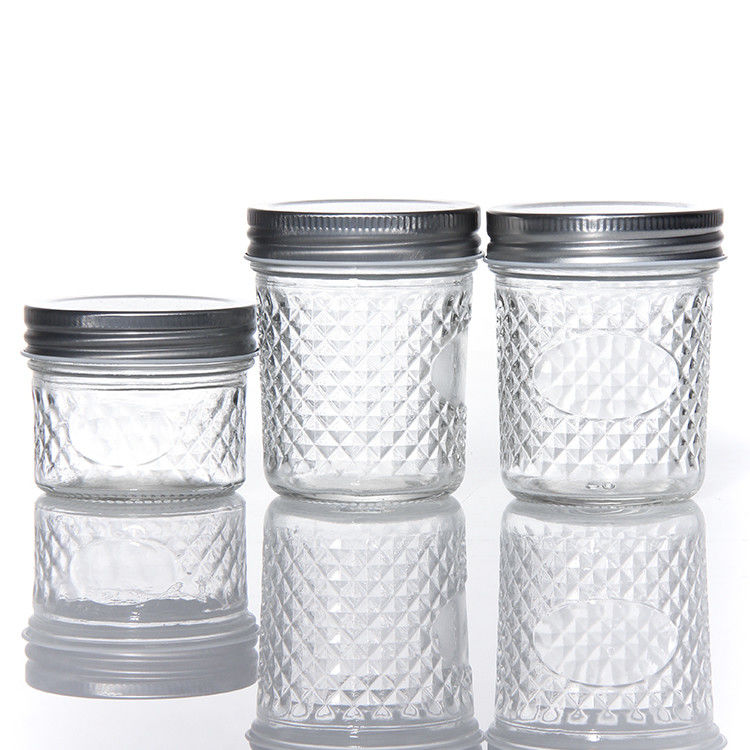 Preço Barato 180 ml 280 ml 380 ml 500 ml embalagem de alimentos frascos de vidro Mason com tampa de parafuso