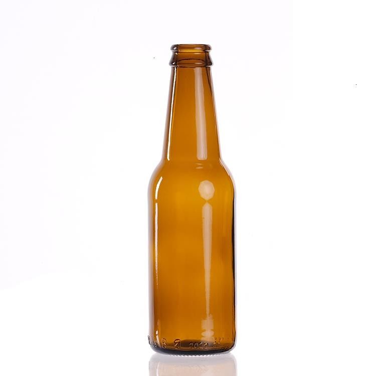 Garrafa de vidro de cerveja de âmbar verde de alta qualidade