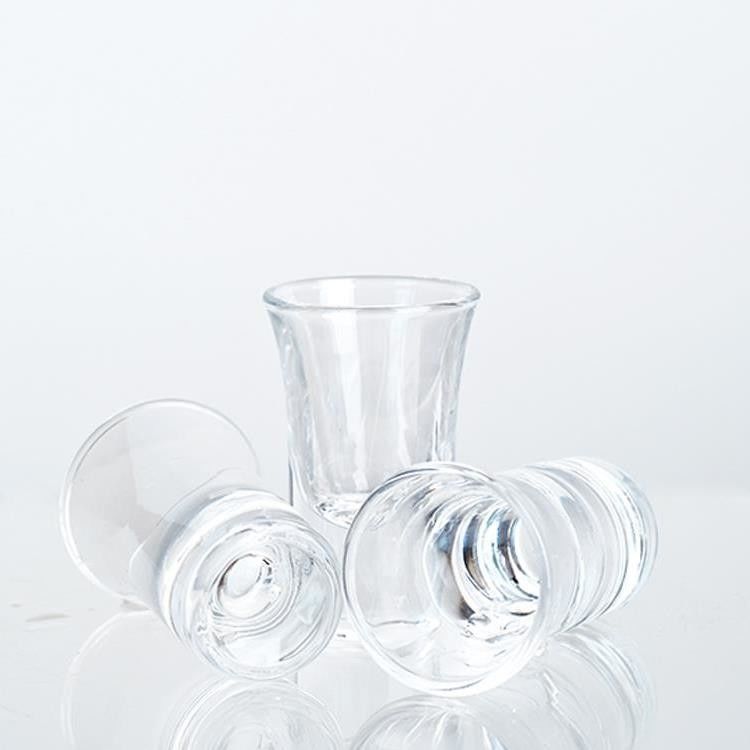Alta Qualidade Luxury Clear Mini Shot Glass Transparente em branco Shot Glass 30ml 70ml Shot Glass