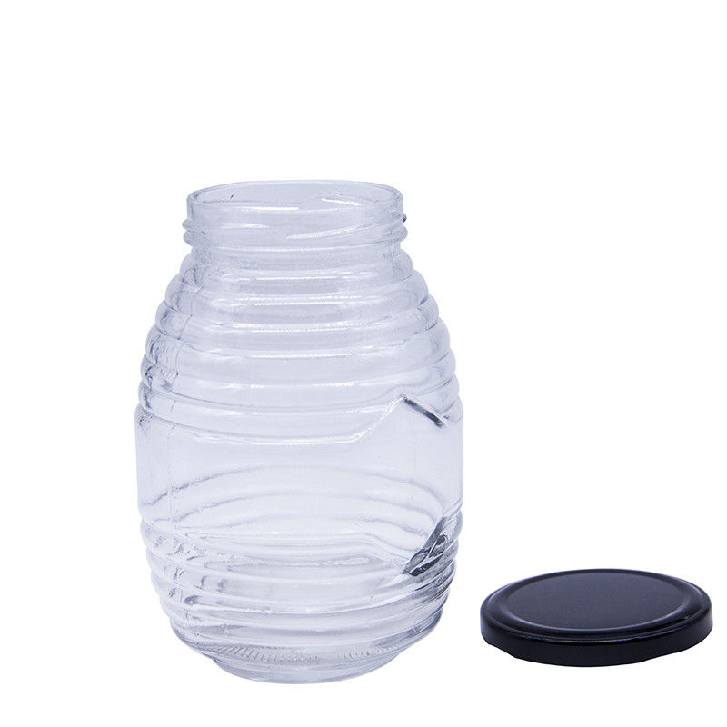 2 oz 3 oz 100 ml 500 ml 1000 ml frasco de vidro transparente com tampa de metal