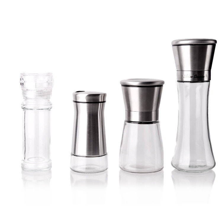 Fabricante Recipiente de armazenamento de alimentos Recipiente de cozinha 4 oz frascos de especiarias de vidro com tampa