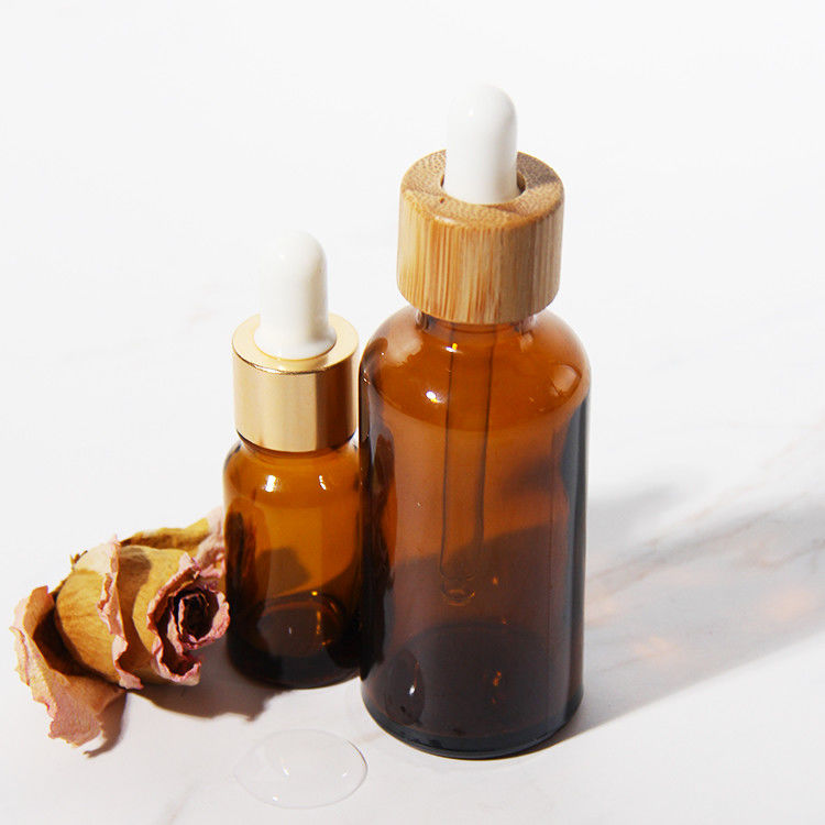 Óleo essencial 15 ml 30 ml 60 ml Vidro UV vazio revestido de ouro