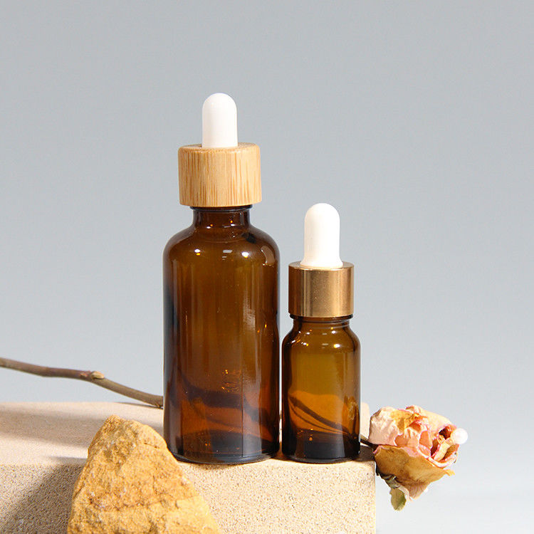 Óleo essencial 15 ml 30 ml 60 ml Vidro UV vazio revestido de ouro