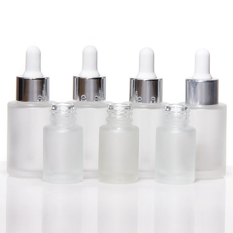 5ml 10ml 15ml 20ml 30ml 50ml 100ml Garrafa de óleo essencial de vidro cosmético transparente
