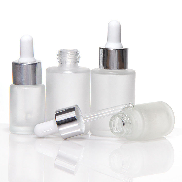 5ml 10ml 15ml 20ml 30ml 50ml 100ml Garrafa de óleo essencial de vidro cosmético transparente
