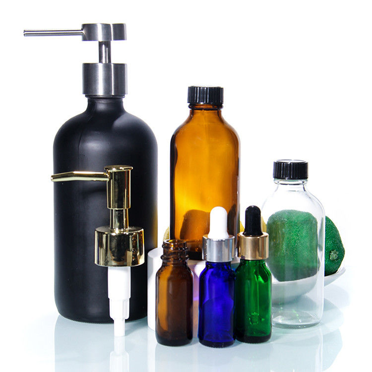 30 ml 120 ml bomba de vidro loção spray creme rolante gotas de soro frasco recipiente para embalagem cosmética