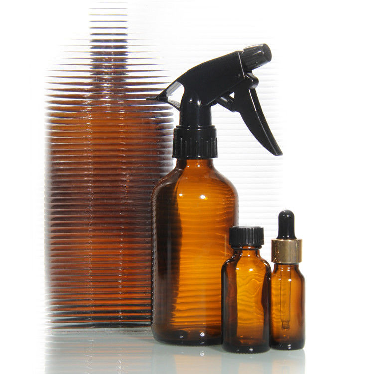 Botalha de vidro de luxo de cor vazia Botalha de vidro com loção de bomba Botalhas de vidro cosméticos