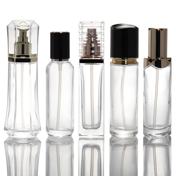 Creme Facial Cosmético Garrafa de vidro Garrafa de óleo essencial 100ml 150ml com bomba de loção para embalagem Cosméticos
