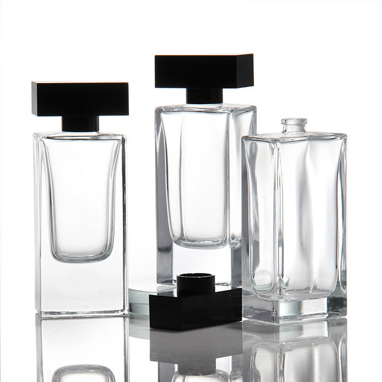 Garrafa de 30 ml 50 ml 75 ml 100 ml Vazio Luxúria Flat Square Spray Frutas Perfumadas